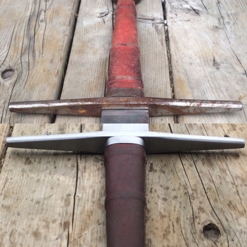 Sword restoration: Boss Level.  x4 hours of deep cleaning and scrubbing to get this poor babe feelin