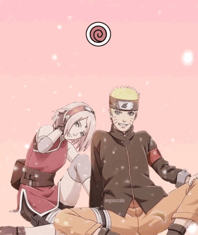 omgnarusaku:Uzumaki Naruto + Haruno Sakura