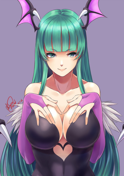 karioceananime: Morrigan Aensland by 大空照