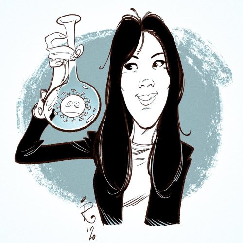 Noch eine schnelle Karikatur, für die Wissenschaft! @maithink www.instagram.com/p/B_GGE