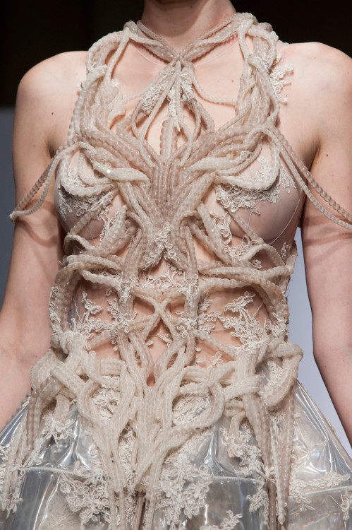 girlannachronism:  Yiqing Yin fall 2013 couture details 