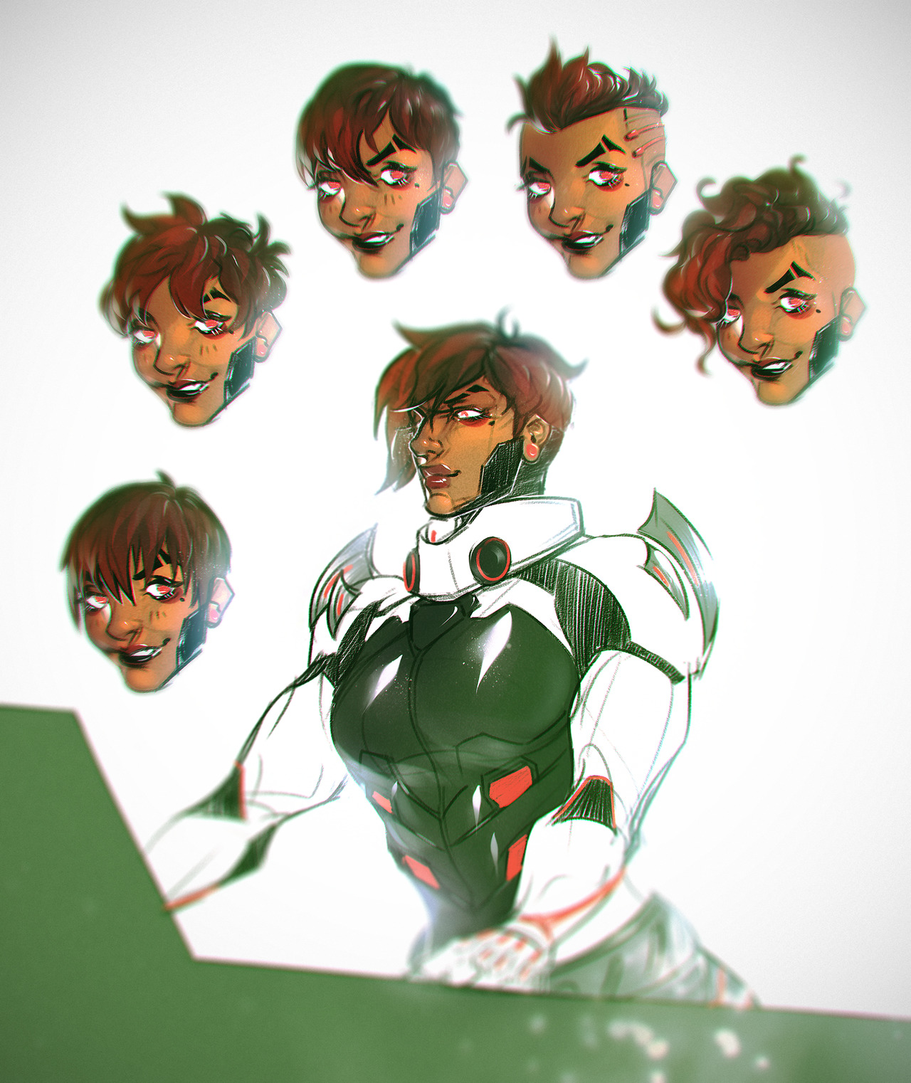 officialamelielacroix:She’s cute with short hair.~~~Support me by buying me a coffee!