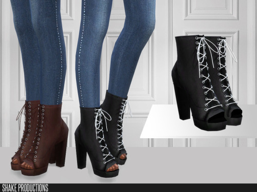 shakeproductions:  Leather high heeled bootsNew MeshAll LODsMesh by me11 swatches Download here