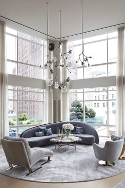 livingpursuit:  Tribeca Triplex by Amy Lau Design 