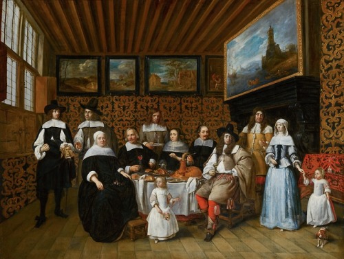 artisaword:Gillis van Tilborgh (c. 1625–c. 1678)Family Portraitc. 1665Oil on canvas80.3 x 104 cmMaur