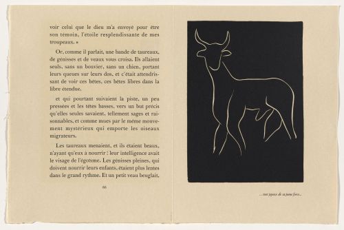 Illustrations by Henri Matisse for Henri de Montherlant’s Pasiphaé, Chant de Minos (Les crétois) [Pa