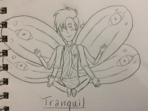 emovirgil-sanders:Day 2 of InkTober! Prompt is Tranquil. Again, without an actual ink pen because I’