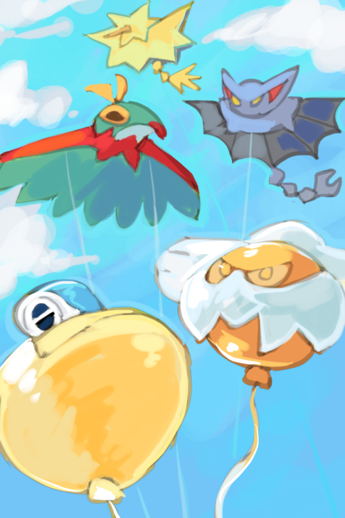 Fun little thing I drew for a Smogon article that focused on Flying types in OU.