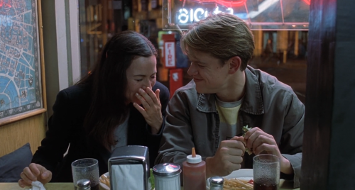 hirxeth:  “You’re not perfect, sport, and let me save you the suspense: this girl you’ve met, she’s not perfect either. But the question is whether or not you’re perfect for each other.” Good Will Hunting (1997) dir. Gus Van Sant 