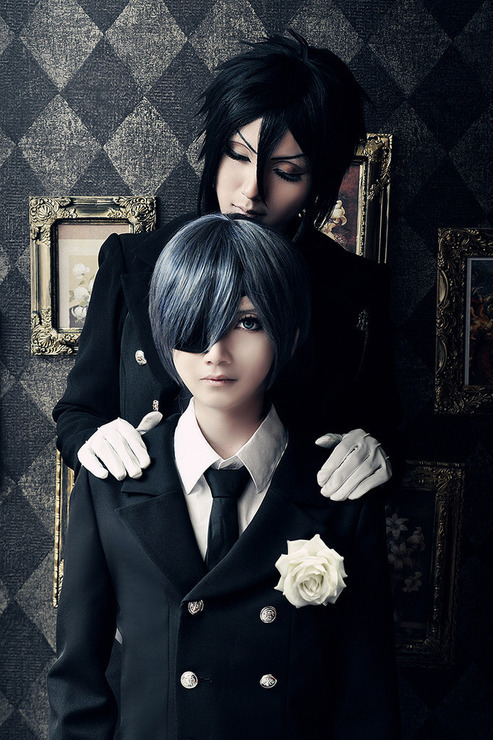 Black Butler / Kuroshitsuji- Ciel Phantomhive and Sebastian Michaelis -  CosplayFTW