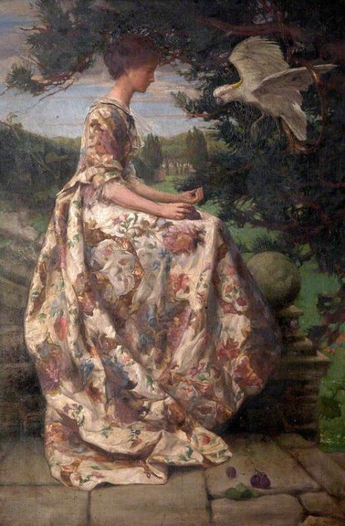 ohdarlingdankeschoen:www.pinterest.com/pin/494833077782158042/Young Woman on a Terrace Giving