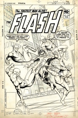 travisellisor:  the cover to The Flash #282 by Ross Andru and Dick Giordano