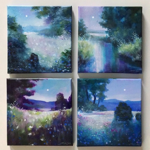 sosuperawesome:Jennifer Taylor on Instagram / Etsy more people i wish i could paint like for a thous