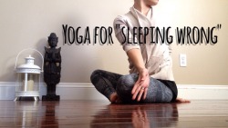 little-yogi:  Hey loves, I was just recently asked, “what poses are good for sleeping wrong and waking up with a sore neck/shoulders?” So I made this little guide for those times when you “slept wrong” and wake up a little sore:    1. Neck Rolls!