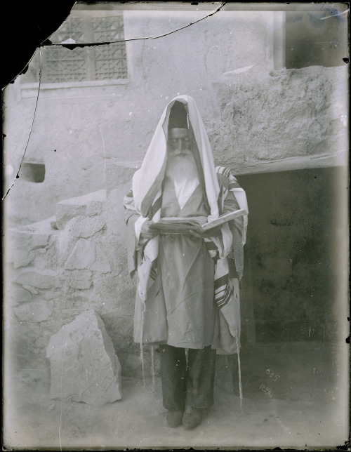 Portrait of a Rabbi from Iran by Antoin Sevruguin (1830-1933).