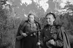 Les femmes de l'Armée rouge.