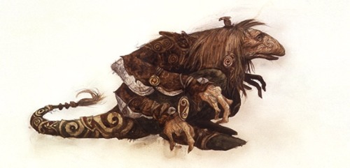 talesfromweirdland:Brian Froud (concept) art for The Dark Crystal (1982).