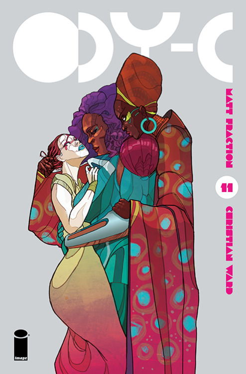 mattfractionblog:OUT TODAY!ODY-C 11!Me + Ward!The Oresteia! but entirely in splash pages and limeric