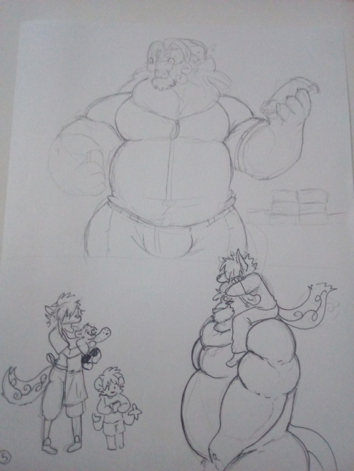 Trazos de una Idea de Comic que no termine &lt;:U 