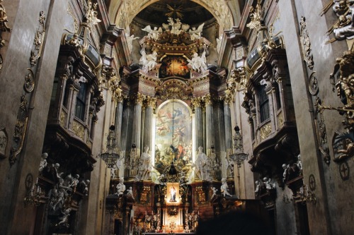 ancient-serpent:St. Peter’s Chruch, Vienna // by ancient-serpent