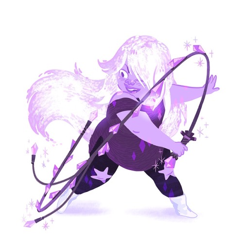 nakirambleszes: thevintagepostbox: Twitter Collab: Amethyst My friend Katy put together a character 