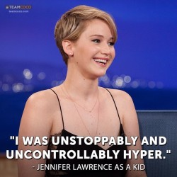 yelyahwilliams:  teamcoco:  #JenniferLawrence