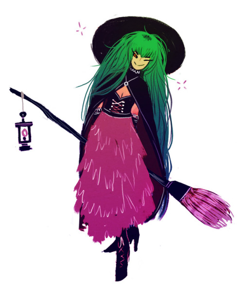 kingkishou:oh yeah! I doodled a witchy eto last night