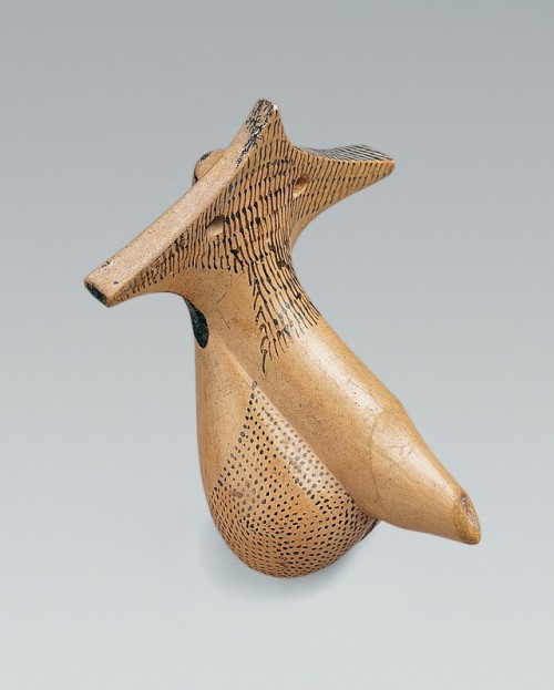 theancientwayoflife:~ Terracotta vase in the form of a phallus. Period: Archaic Date: ca. 550–500 B.