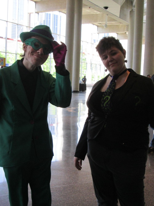 My cosplay got some attention (Punk Riddler), Robert Englund loved every piece of it. (You can&rsquo