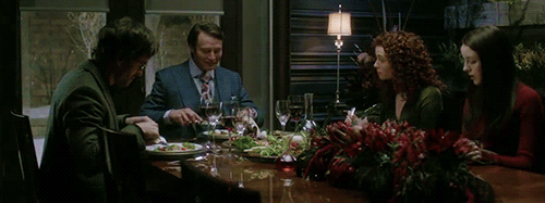 bowtiesandbrowncoats:   from Hannibal Season 1 Gag Reel (X) 