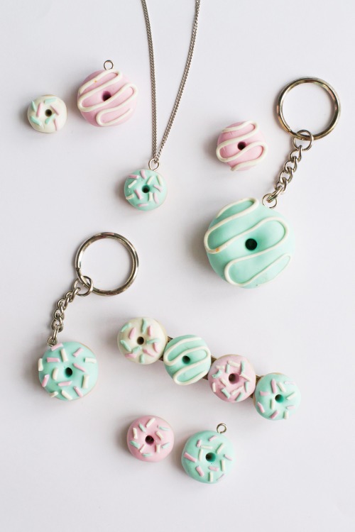 DIY Polymer Clay DonutsIf you’ve always wanted to try crafting with polymer clay, these polymer clay