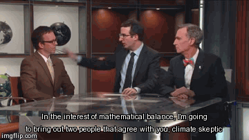 blunt-science:  Last Week Tonight with John Oliver showing what the climate change “debate” actually looks like. (LWTJO)