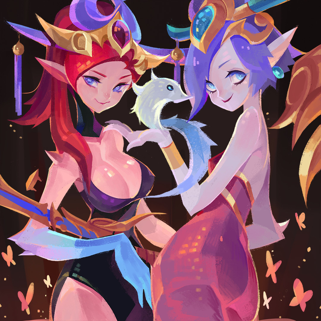 league-of-legends-sexy-girls:https://www.artstation.com/artist/liluuu