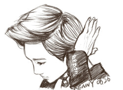 dailyexo:  Kai - 130626 Fan-art Credit: renny_RN.