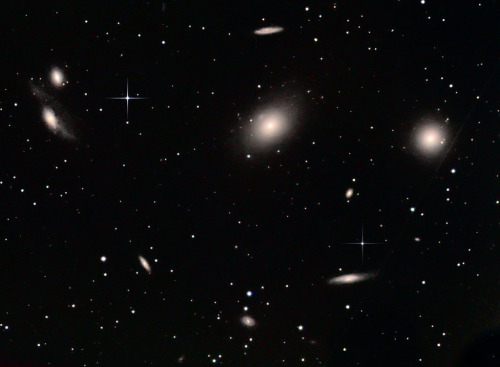 galaxyshmalaxy: Virgo Cluster of Galaxies (by Captain Tweaky)