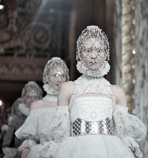 kurkova:  Alexander McQueen Autumn/Winter 2013 photographed by Schohaja 