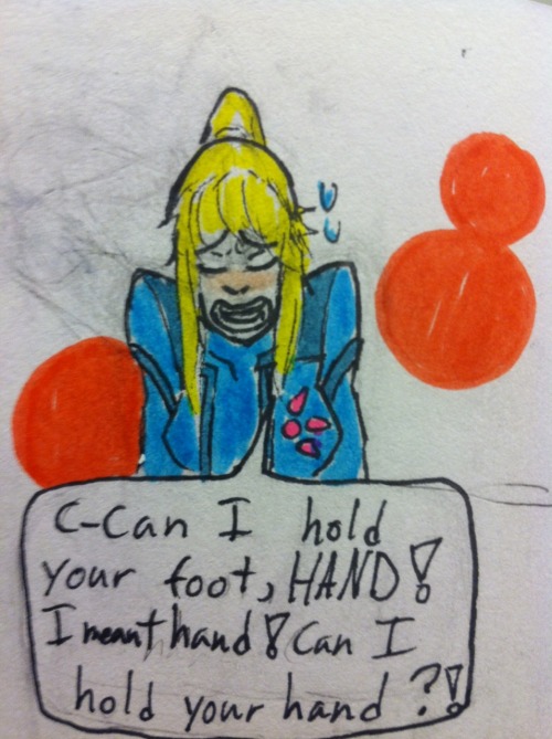 sketchhungry:Samus becomes oblivious to the world when she’s with zeldaFor anonymous