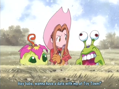 gigadramon:  me flirting with the hot babes 
