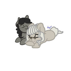 keythedrawist:  A transparent cuddles of Nikita and Rim(?) for McSweezy Request from McSweezy The lines are inconsistent with one another, But I learned a lot from this drawing, like advice from McSweezy which was to take it easy on the pressure I put