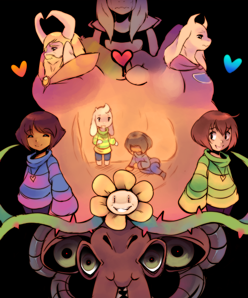 raidraws: Merry Christmas Undertale Fans!I slaved over this for 3 days. and it’s finally 