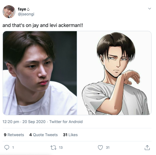 [Source]Lifestyle Leader Jay is really the Levi Ackerman of I-LAND and ENHYPEN (so I had to mak
