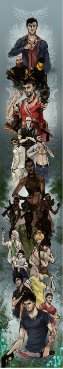 Some characters from #FarCry3Epic fan art format by @radioactiveart 