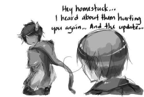 rafane: Dear Homestuck,adfkjhadg;lkh QAQ I heard about the update!!! Tell me you’re ok, s