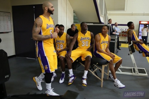 2015 Lakers Photo Shoot