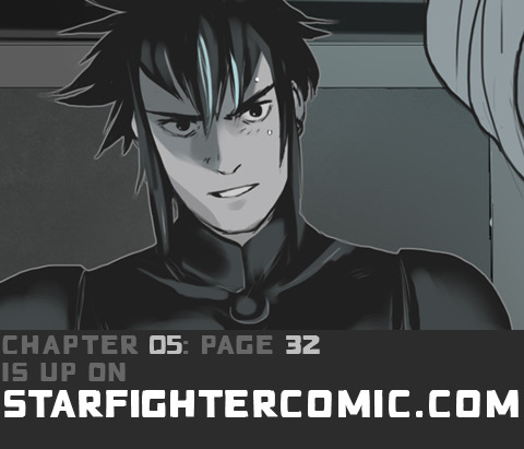 Up on the site!Have a Happy New Year, everyone! ^^✧ The Starfighter shop: comic books, limited edition prints and shirts, and other merchandise! ✧ My Twitter    My Instagram