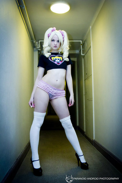 Chloe as Lollipop Chainsaw porn pictures