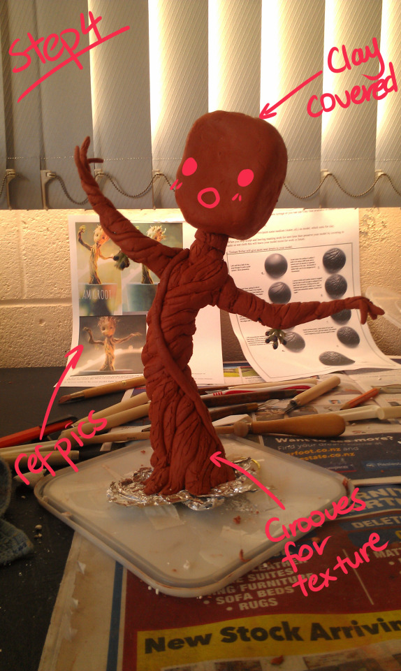 How To Make Your Own Baby Groot Sculpture