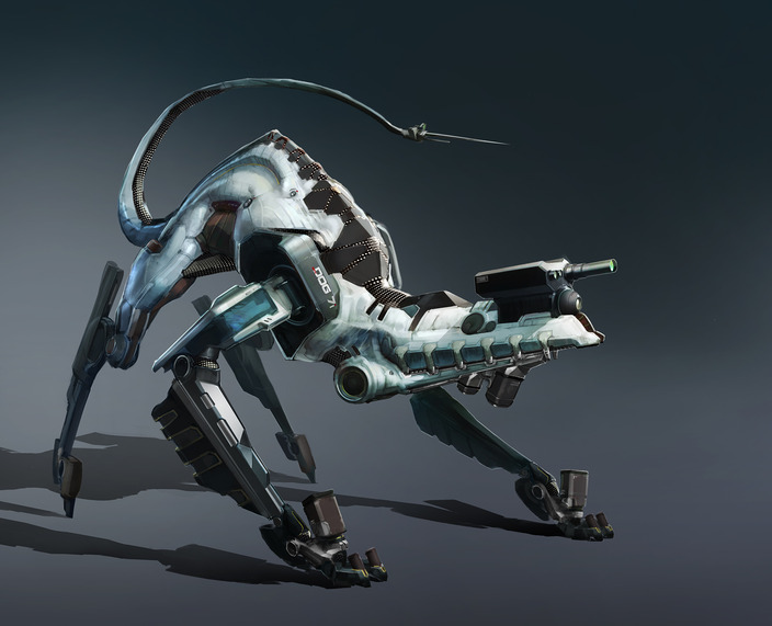 scifi-fantasy-horror:  spy dog by Rahmatozz