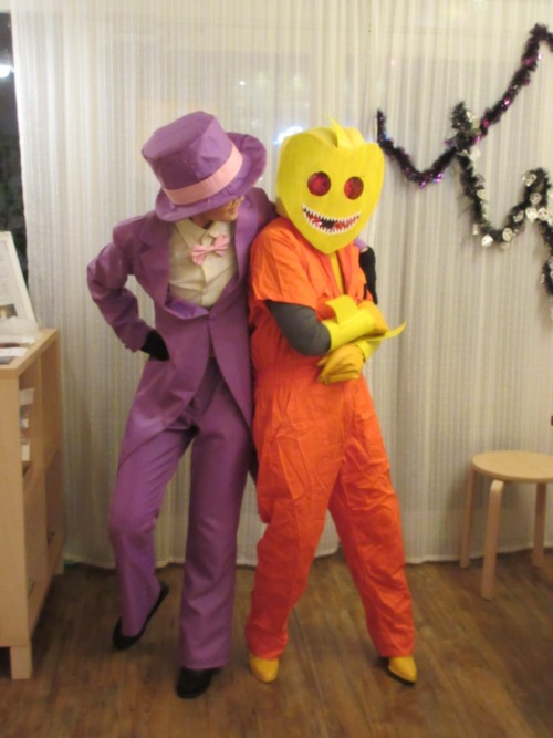 sideshow-simon:  Lord Stingray【dr_simon_frost/Twitter】 and The Warden（My friend, Nonko）.