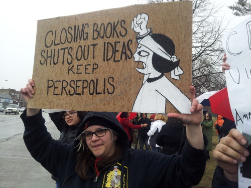 thearcanetheory: jayaprada: Chicago Students Protest in Support of Persepolis There’s a reason